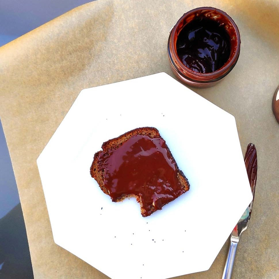 Bio Haselnusscreme von CauCawa mit 55% Haselnuss und weniger Zucker