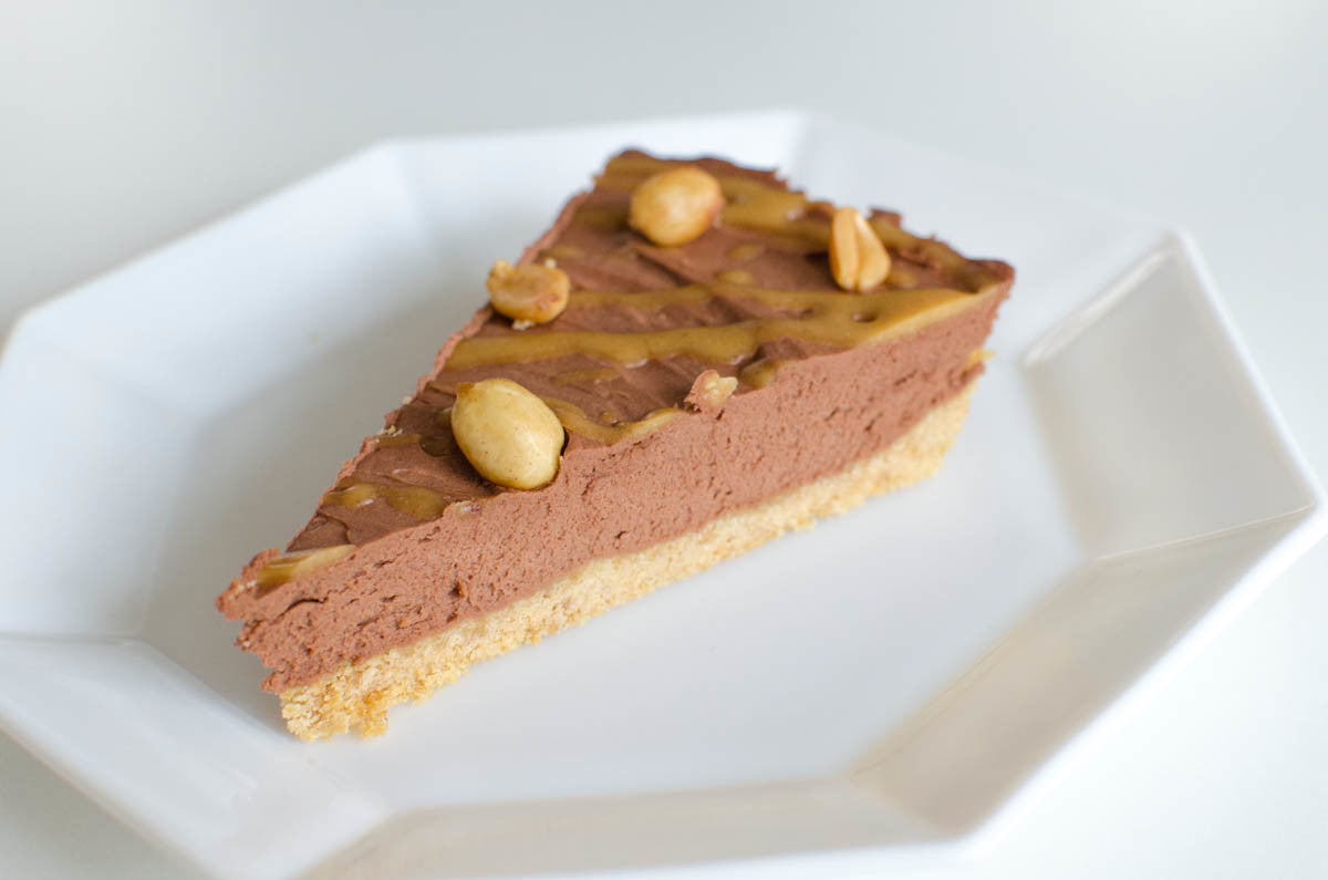 Schokolade Cheese Cake mit Erdnüssen- ohne backen - CauCawa - Ehrlicher Kakao