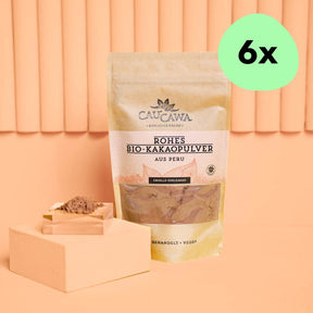 Bio Kakaopulver aus Peru,  roh, Rohkakao ohne Zucker - CauCawa - Ehrlicher Kakao