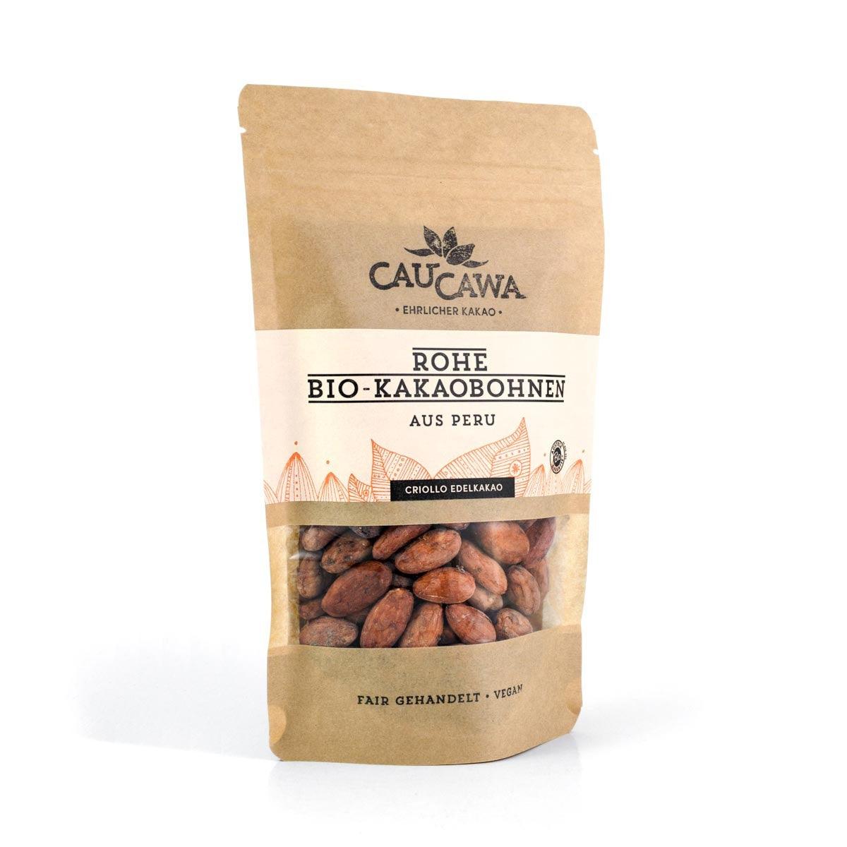 Bio Kakaobohnen aus Peru • roh • 150g - CauCawa - Ehrlicher Kakao